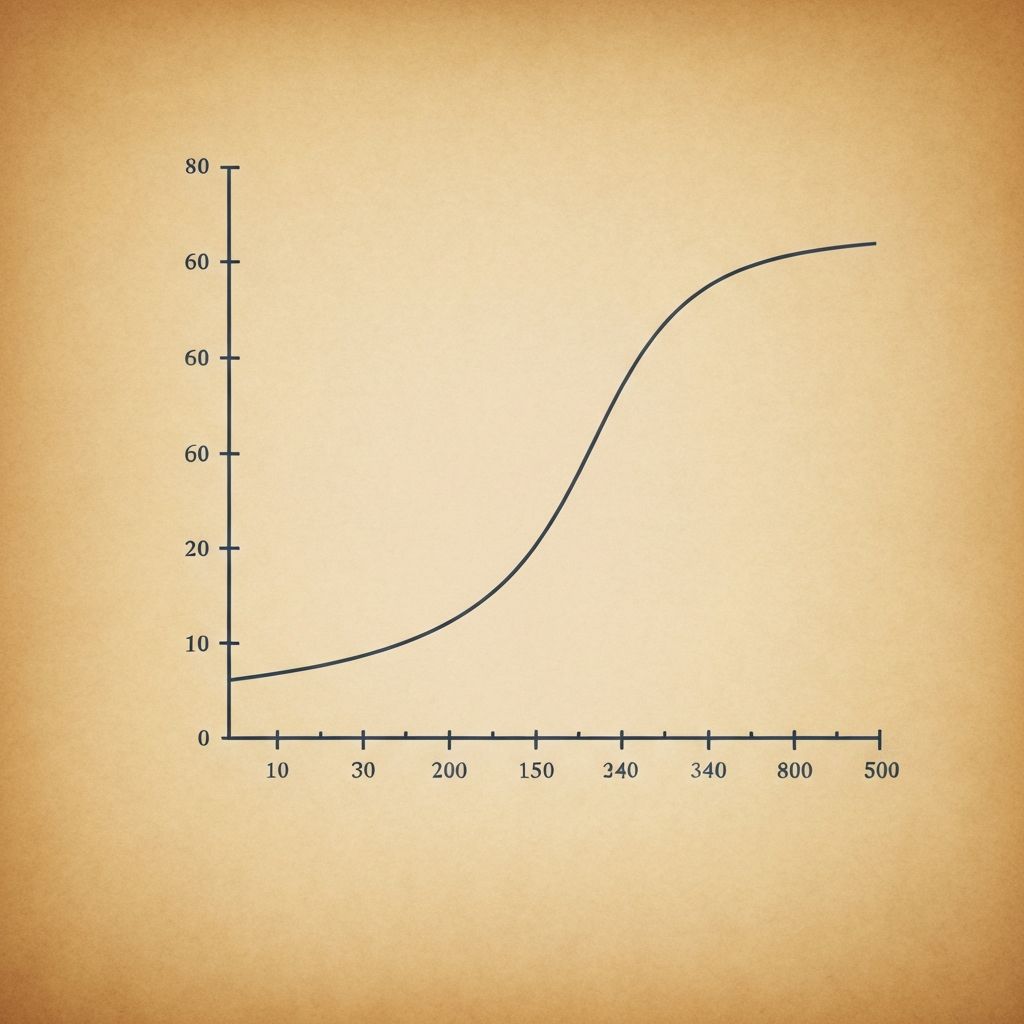 Abstract graph of glucose response curve